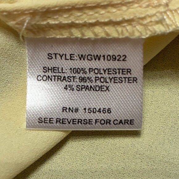 Hawthorn Yellow Sleeveless Top -EUC - Picture 4 of 9